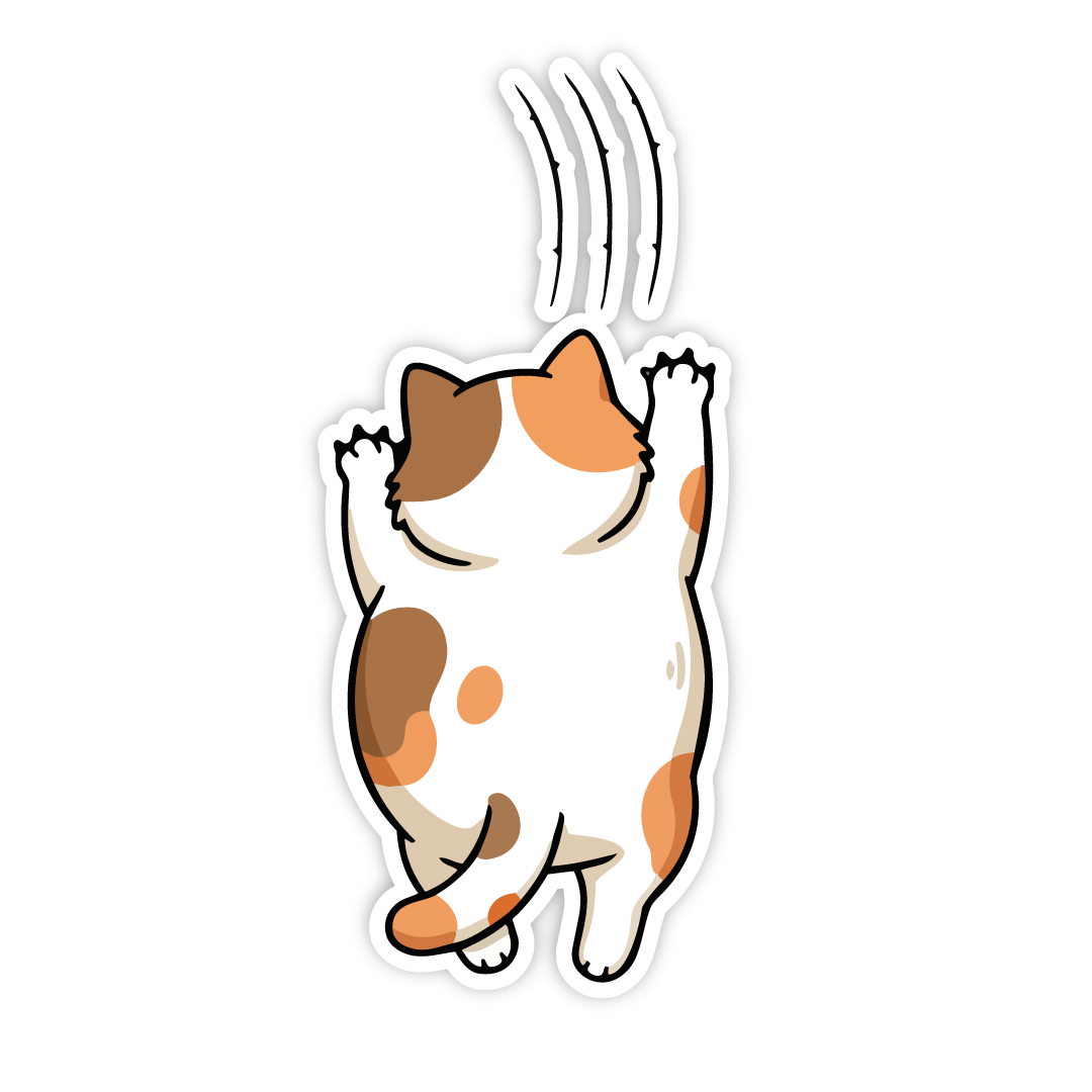 Cat Vinyl Decal Sticker – Waterproof