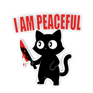 Cat Vinyl Decal Sticker – Waterproof