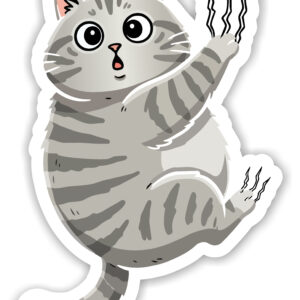 Cat Vinyl Decal Sticker – Waterproof