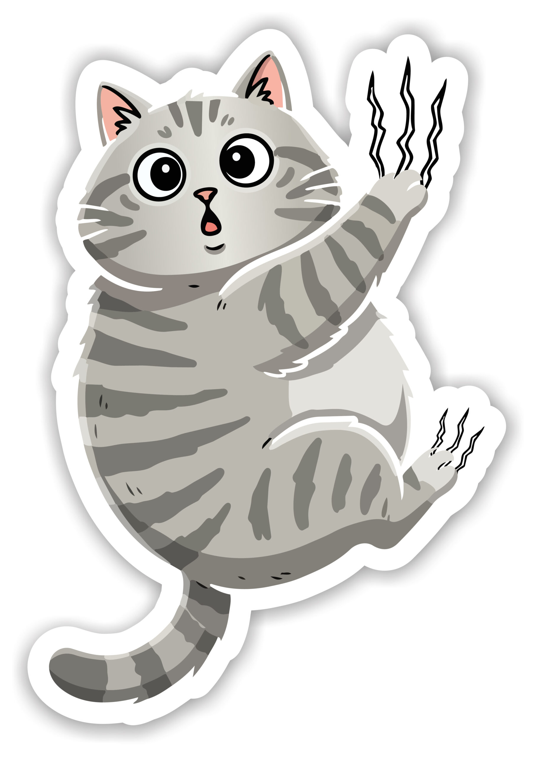 Cat Vinyl Decal Sticker – Waterproof