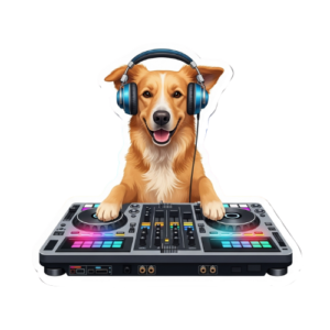 Dog Vinyl Decal Sticker – Waterproof