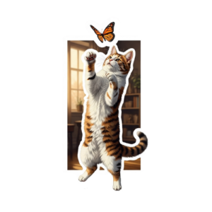 Cat Vinyl Decal Sticker – Waterproof
