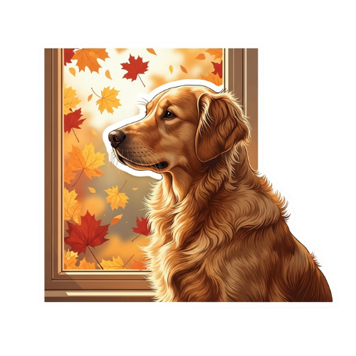 Dog Vinyl Decal Sticker – Waterproof