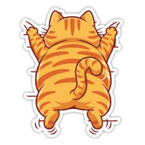 Cat Vinyl Decal Sticker – Waterproof