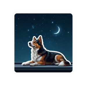 Dog Vinyl Decal Sticker – Waterproof