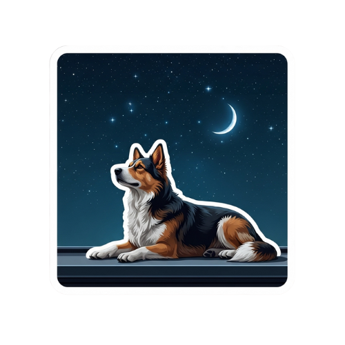 Dog Vinyl Decal Sticker – Waterproof