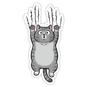Cat Vinyl Decal Sticker – Waterproof