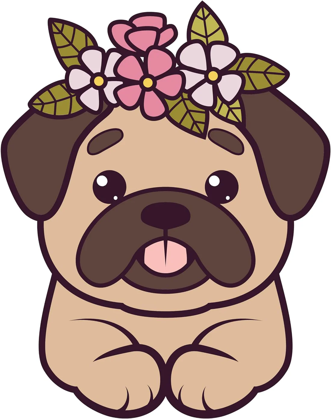 Beautiful Dog Inspirational Vinyl Sticker