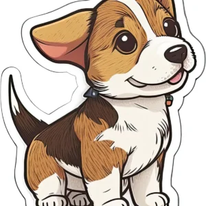 Cool Dog Inspirational Vinyl Sticker