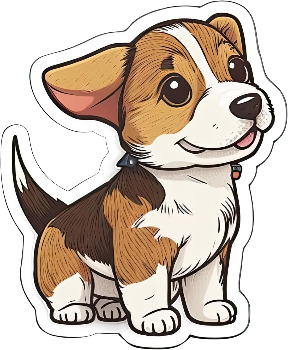 Cool Dog Inspirational Vinyl Sticker
