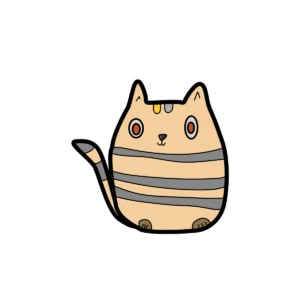 Pusheen Cat Inspirational Vinyl Sticker