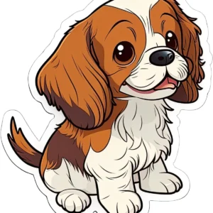 Smiley Dog Inspirational Vinyl Sticker