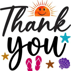 Thank You Motivational Sticker